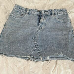 Denim Mini Skirt